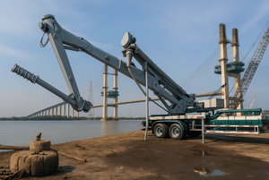 Advanced Technology Cement Ship Unloader Energy Efficient System for Bulk <b>Material</b> <b>Handling</b> and Port Use - Product Image 4