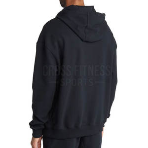 เสื้อฮู้ดผ้าฝ้ายโอเวอร์ไซส์สำหรับผู้ชายเสื้อมีฮู้ดพิมพ์โลโก้ - Product Image 2