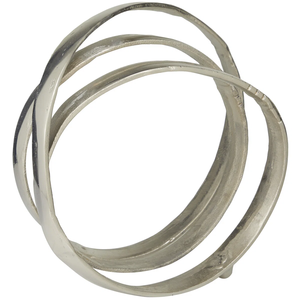 Escultura Metálica Moderna para Interiores, Adornos, Accesorios, Artesanía, Decoración del Hogar, Decoración de Lujo, Escultura Plateada - Product Image 3