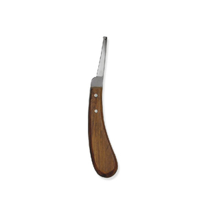 Couteau à sabot lame étroite à bord unique manche en plastique bois couteau à sabot outils de coupe Instrument vétérinaire équipement de toilettage pour chevaux - Product Image 1