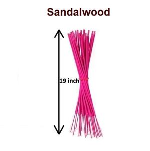 Varillas de incienso de sándalo natural de 19 pulgadas, suministro al por mayor de la mejor marca (rosa) - Product Image 1