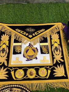 REGALIA MASÓNICA, DELANTAL GRANDE DE CALOR Y MANGUETAS - HSE - Product Image 5