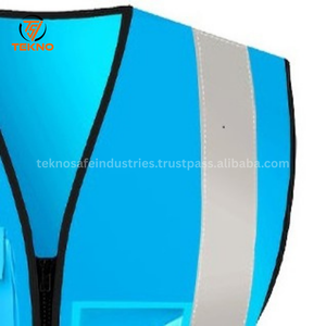 เสื้อกั๊กนิรภัย Hi VIS ขนาดปกติพร้อมคุณสมบัติกันน้ำเสื้อกั๊กทำงานสำหรับผู้ชาย2025บริการ OEM ตามสั่ง - Product Image 4