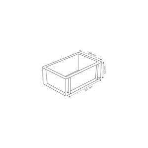 Caja de herramientas industrial duradera con dimensiones externas de 200x300x120mm Solución de almacenamiento externo - Product Image 2