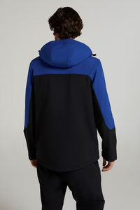 Venta caliente de los hombres de peso ligero Softshell chaqueta transpirable a prueba de viento con capucha abrigo con cremallera frontal completa - Product Image 3