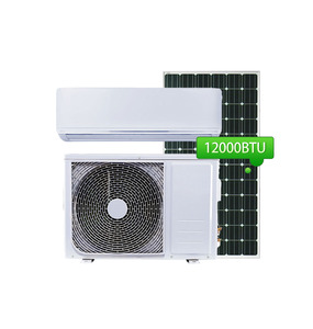เครื่องปรับอากาศพลังงานแสงอาทิตย์แบบไฮบริด 12000 BTU ผลิตตามสั่งจากโรงงาน พร้อมแผงโซลาร์เซลล์แบบอินเวอร์เตอร์ DC ขายส่ง - Product Image 1