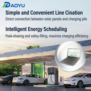 Cargador de Vehículos Eléctricos con Almacenamiento de Energía Solar de 60 kWh, Todo en Uno, CCS2 GBT, Carga Rápida CC, con Aplicación OCPP para Uso en Exteriores y Remoto - Product Image 1