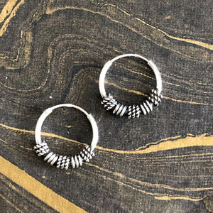 <b>Top</b> Quality <b>Silver</b> 925 Hoop Earring (1.6 Grams) Minimalist Jewelry Perfect for Wedding & Parties Comfortable Wear - Product Image 1
