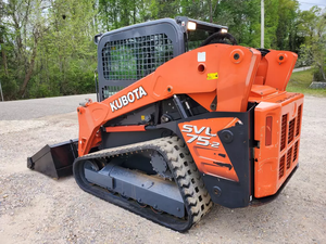 Kubota SVL75-2 Skid Steer <b>Loader</b> with Front End <b>Loader</b> <b>Backhoe</b> 4WD Automatic Crawler <b>Tractor</b> Gear Pump Components - Product Image 1