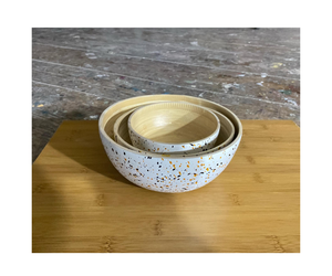 Bol à salade en bambou de petite taille de haute qualité - Product Image 1