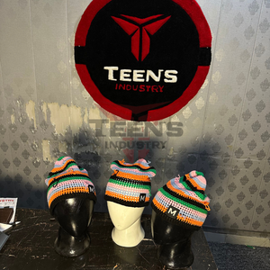 Gorro de Mohair Jacquard de Primera Calidad, Tejido, con Logotipo Personalizado Acrílico Y2K, Impresión Digital, Unisex, Invierno, Servicio OEM - Product Image 5
