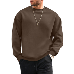 Meilleure tenue hommes sweats à col rond unisexe différentes couleurs meilleure qualité 100% coton polaire 380gsm - Product Image 4