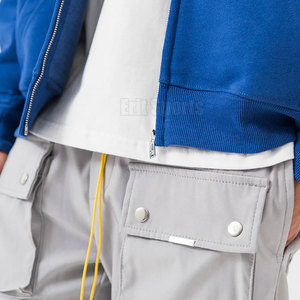 Sweat-shirts à fermeture éclair 100 % coton de haute qualité pour hommes, logo personnalisé, écologiques, respirants, vente directe d'usine, vente en gros, vêtements d'hiver - Product Image 5