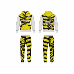 Survêtements de jogging à capuche pour hommes, sublimation, unis, pour les sports d'hiver, entraînement, 100% polyester, anti-UV, polaire, streetwear - Product Image 3