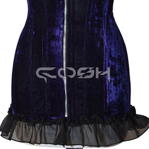 New Arrival Customized Purple Corset Dress Lace Decoration for <b>Prom</b> <b>Parties</b> Fashion Wear Straight Front Corset Supplier - Product Image 6