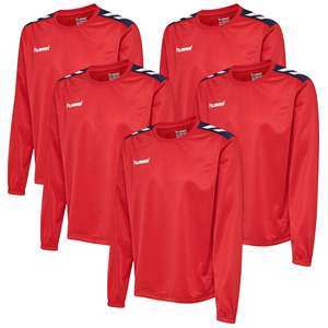 Set di 5 Felpe Hummel - Rosso, 100% Poliestere - Taglia XL - Product Image 1