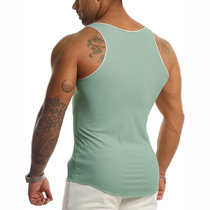 Nouveau design débardeur uni pour hommes vêtements de sport débardeur de fitness vêtements de sport débardeur d'entraînement vêtements de sport pour hommes vêtements de sport rapides - Product Image 6