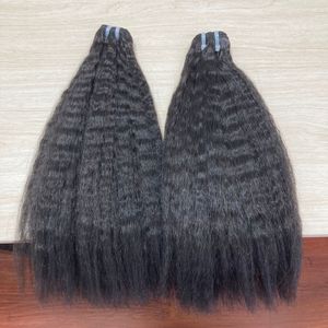 Trame Kinky Straight Super Double Drawn Remy Hair Machine Double Weft Factory Prix de gros 100% Cheveux humains vietnamiens - Product Image 3