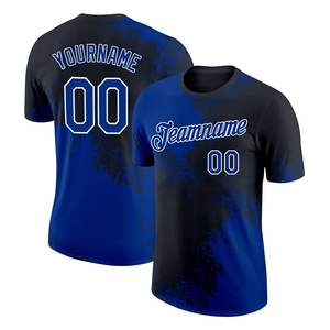 T-shirts pour homme de sublimation les plus vendus 180 Gsm T-shirt en polyester à col rond pour garçons avec nom et numéro - Product Image 1
