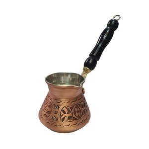 Tendance du moment : cafetière turque en cuivre avec poignée en bois, vaisselle, tasse à café, décoration de table pour la maison, la cuisine, le restaurant, l'hôtel, les fêtes - Product Image 6