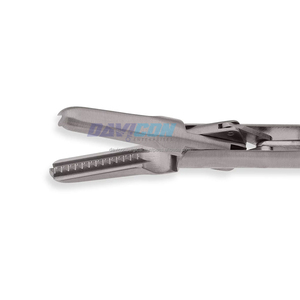 คีม DeBakey แบบตรง ปลาย 2.8 มม. ก้าน 5 มม. ความยาวใช้งาน 9 นิ้ว (23 ซม.) ด้ามบีบ สแตนเลส 14 นิ้ว (35.5 ซม.) - Product Image 6