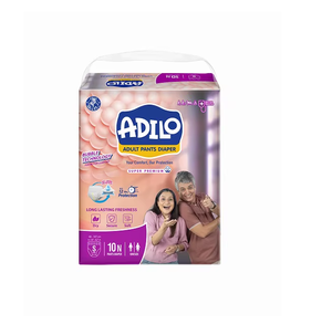 Culotte absorbante pour adulte Adilo, style pull-up, design extra premium à bulles, taille petite, confortable, respirante, absorbante, soins quotidiens - Product Image 6