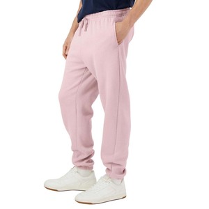Light Pink Unisex Custom Fleece Sweatpants Jogger With Side Pockets for <b>Trousers</b> <b>Winter</b> - Product Image 2