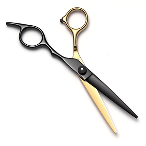 กรรไกรตัดขนสัตว์เลี้ยงสแตนเลสโค้ง-มืออาชีพอเนกประสงค์พกพาสะดวก - Product Image 5