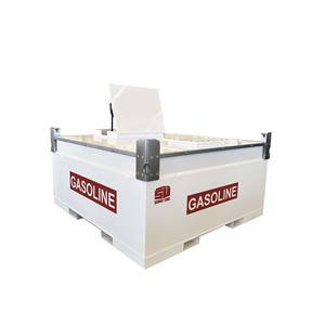 Réservoir de stockage d'huile diesel en acier au carbone à double paroi de 1000 litres avec pompe, fourni par l'usine - Product Image 1