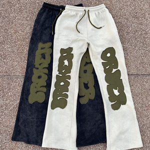 Pantalones cargo holgados de gran tamaño al por mayor ropa de calle unisex proveedor OEM - Product Image 3