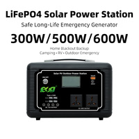 ESG 600W 640WH Générateur d'énergie portable tout-en-un à onde sinusoïdale pure pour la maison, les situations d'urgence, le camping et l'extérieur