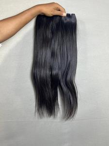 Trama de cabello humano indio crudo de primera calidad 100%, recto y sedoso para extensiones elegantes de aspecto Natural suave sin enredos - Product Image 3