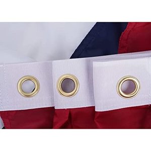 USA TOP FLAGSINC American Pleated Fan <b>Flag</b> 3x6 Ft USA <b>Bunting</b> <b>Flags</b> Patriots <b>Flag</b> Decorations Embroidered Stars Sewn Stripes - Product Image 5
