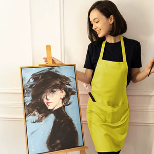 BEAM 100% Polyester Non-Woven Sleeveless Unisex Cooking Apron Breathable Eco-Friendly Moisture Wicking <b>Water</b>-Saving Simple <b>Daily</b> - Product Image 3