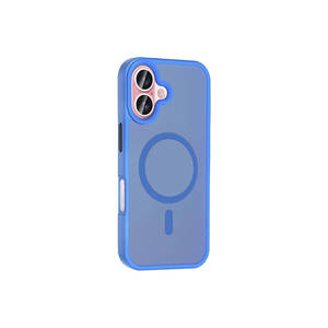 Coque de protection magnétique SAFA Sio pour iPhone 16 Plus compatible MagSafe, finition mate, PC brillant, rose doré - Product Image 5