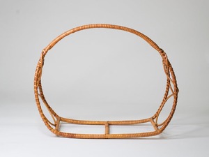 Porta Revistas de Ratán Natural, Revistero de Mimbre, Diseño Curvo, Almacenamiento de Revistas Hecho a Mano para Decoración del Hogar - Product Image 6