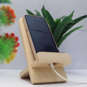 Soporte de Madera Impermeable de la Mejor Calidad para Teléfono Móvil, para Uso en Mesa de Oficina, Ajuste Universal, Compatible, Hecho en India - Product Image 1