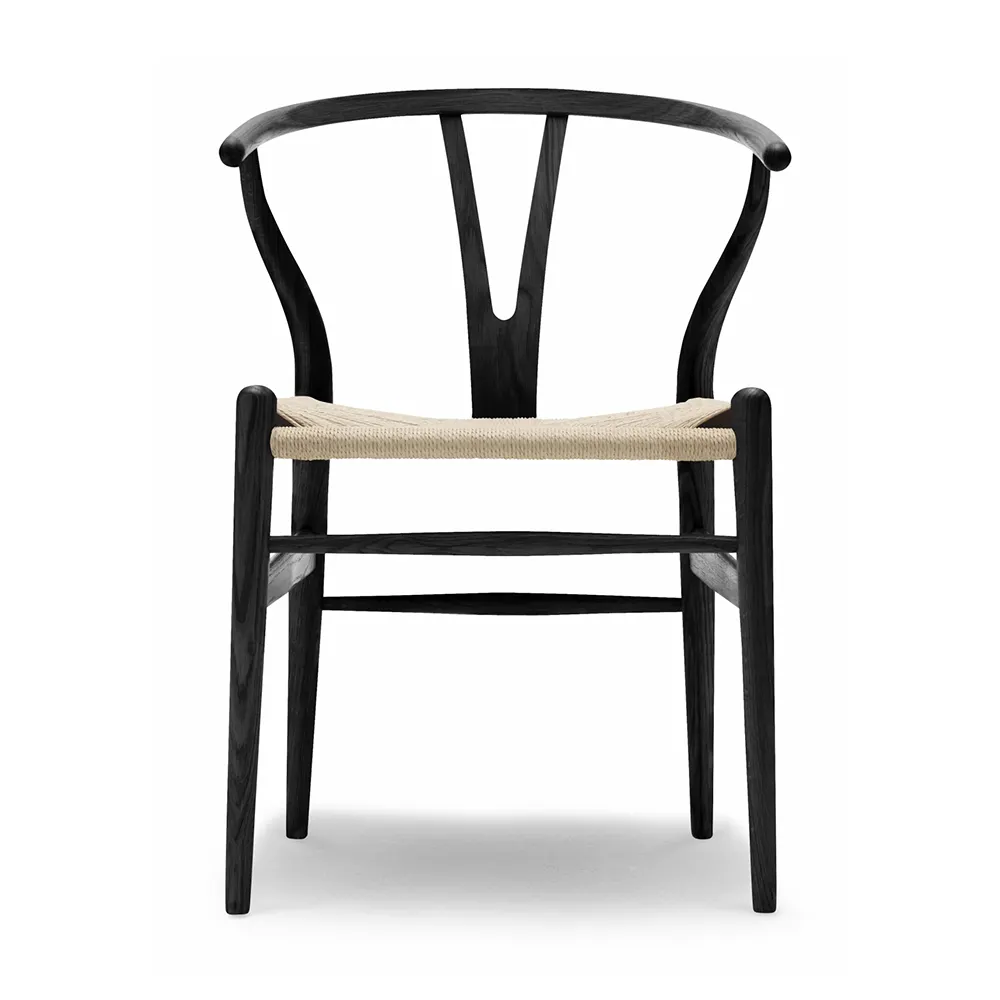 Mid Century Modern Scandinavian Solid Walnut Wood Wishbone Y Dining Chair for Home Restaurant Cafe
