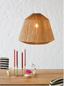 Modern Design Jute Lampshade Straw <b>Pendant</b> Ceiling Lamp Vietnam Export Hot Home Decor for Living Resort & Hotel - Product Image 2