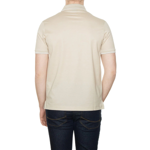 Venta al por mayor de camisetas casuales de los hombres 100% poliéster personalizado bordado a cuadros camisetas de golf transpirable con servicio OEM - Product Image 3