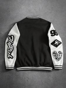Chaqueta acolchada de béisbol universitario de inspiración Vintage para hombre, algodón grueso con capucha, transpirable, cuerpo de invierno, Arte con letras, moda Premium - Product Image 2