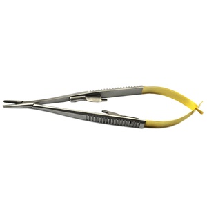 T/C Castroviejo porte-aiguille Micro Instruments chirurgicaux pince à suture dentaire allemande Source d'alimentation manuelle outil chirurgical droit - Product Image 3