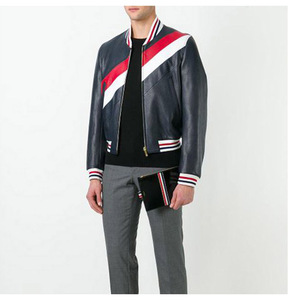 High Quality <b>Men's</b> Letterman Varsity <b>Jacket</b> High Street Style Windproof Eco-Friendly Winter College Baseball - Product Image 2