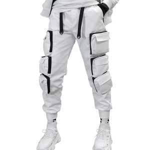 Pantalones Cargo Casuales para Hombre, Ligeros, 100% Algodón, Transpirables, Impermeables, Corte Ajustado, Cierre con Cordón, OEM Personalizado - Product Image 3