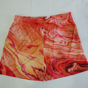 Pantalones Cortos Deportivos de Malla Personalizados con Logotipo, de Doble Capa, Calidad Premium, Diseño Floral Informal, Sublimación Completa, para Natación, Gimnasio y Baloncesto - Product Image 4