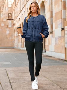 Chaqueta Vaquera de Mujer con Nuevo Diseño Elegante, Chaqueta Vaquera de Secado Rápido y Sostenible, Chaqueta Vaquera de Mujer Más Vendida del Invierno - Product Image 6