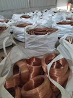 Déchets de fil de cuivre de haute qualité, cuivre nu brillant propre pour le recyclage, pureté 99,99%