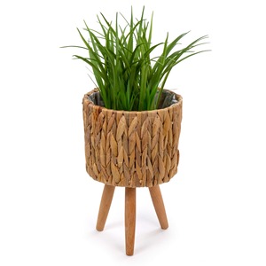 Fournisseur de jardinières en jacinthe d'eau, vente de jardinières tissées à la main, meilleur prix, paniers à plantes, pots - Product Image 6