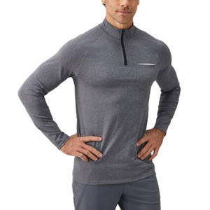 Summer Men's Fashion Long Sleeve Tshirt Casual New Quick Dry Customized Cotton Graphic Shirt 100% Cotton - Product Image 2