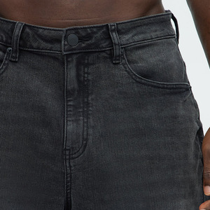 Custom Vintage Washed Solid Men Jean Shorts Casual Hasta la rodilla Baggy Denim Shorts Custom Jorts para hombres Pantalones cortos de mezclilla para hombres 2025 - Product Image 4